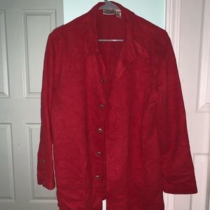 red chico’s jacket